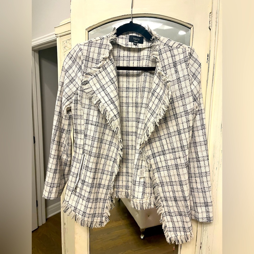 Tweed blazer from Vici